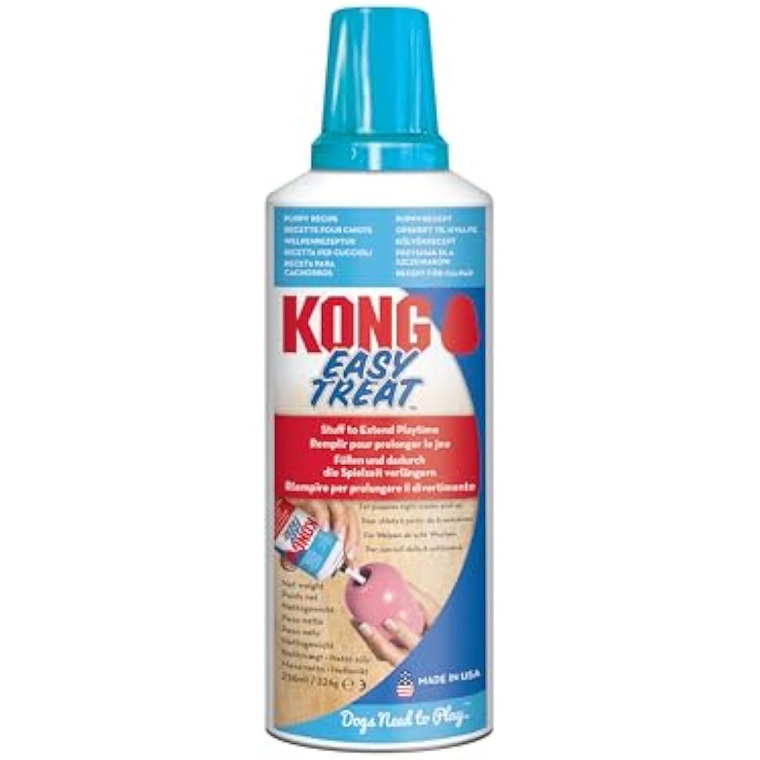 KONG - Easy Treat - Dog Treat Paste - 8 ounce - Puppy Recipe