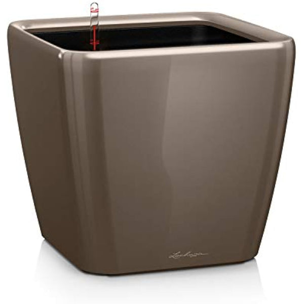 LECHUZA QUADRO Premium LS 43 taupe high gloss 16185