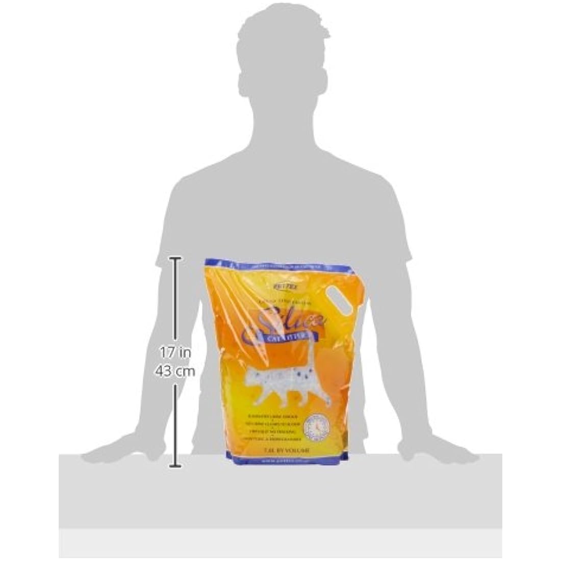 Pettex Silica Cat Litter Granules, 7.6L, clear