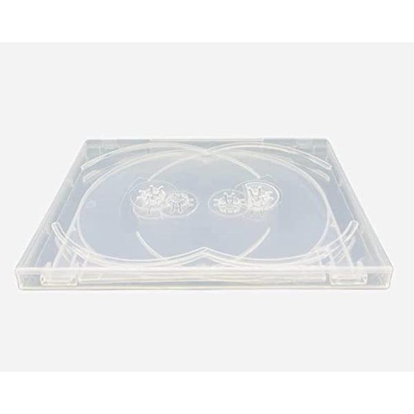 Media Replication CD / DVD / BLU RAY 14mm Clear DVD 6 Way Case for 6 Disc (Pack of 5)