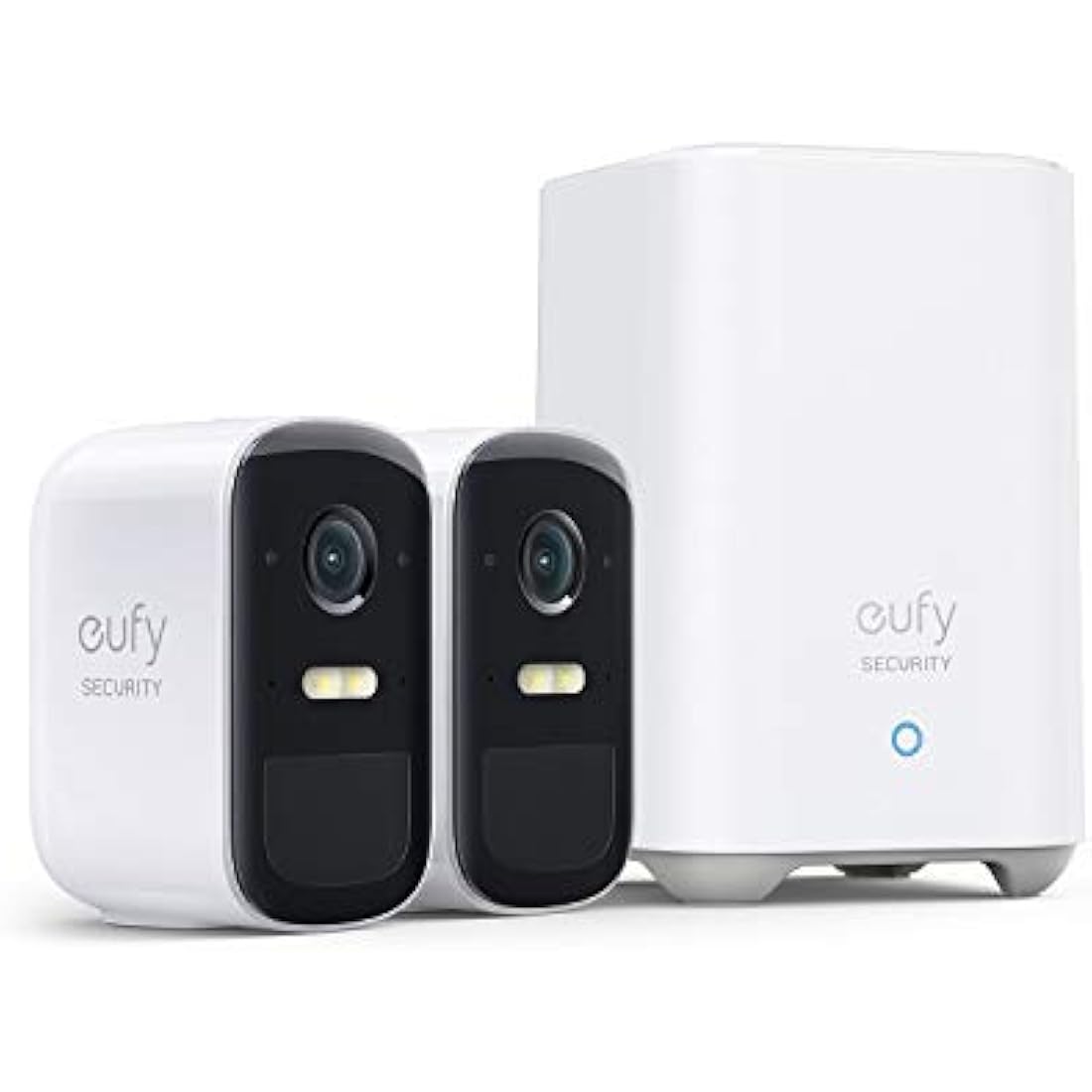eufy Security eufyCam 2C Pro 2-Cam Kit Security Camera outdoor wireless, 2K Resolution, 180-Day Battery Life, IP67 Water-Resistant, Night Vision, No Monthly Fee,Home Security System