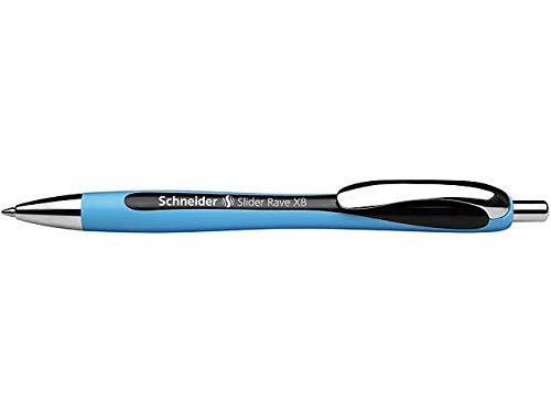 Schneider XB Ballpoint Pen (Stroke Width XB Permanent Refill, Made in Germany), 10 Stück, assorted colours