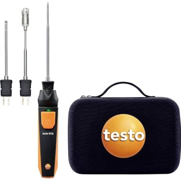 Testo 915i kit - Thermometer with 3 x temperature probes (TC Type K)