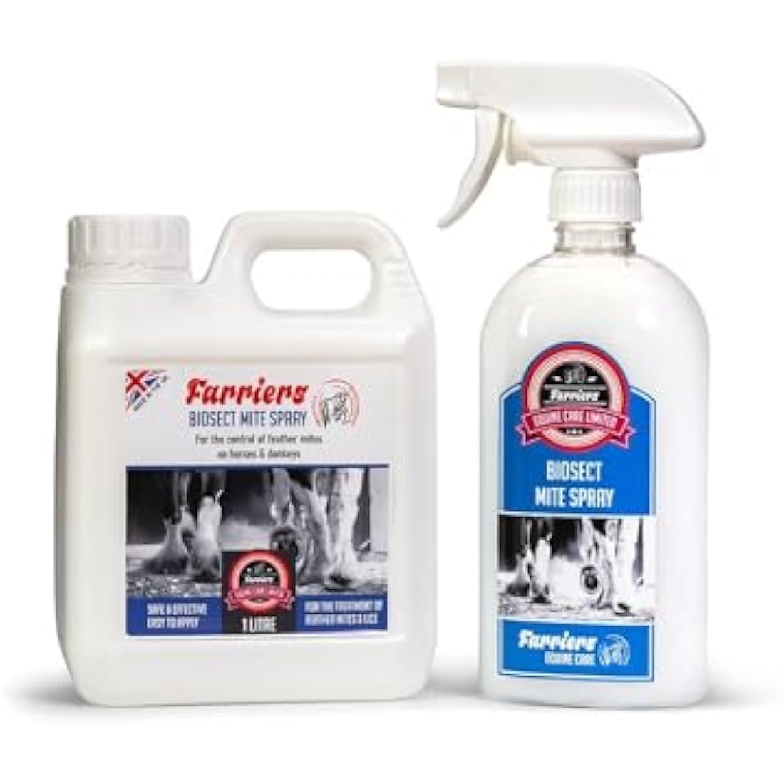 Farriers Equine Care Feather Mite Treatment for Horses (Twin Pack) 1.5 Litres