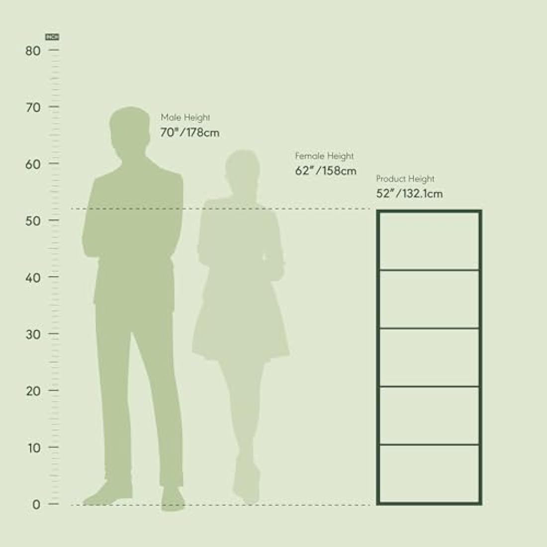 Furinno Luder 5-Tier Reversible Color Open Shelf Bookcase, White