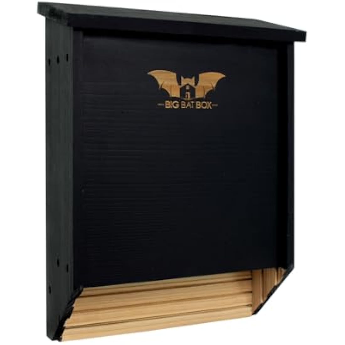 WildYard - The Complete Bat House for Outdoors - Clean Your Backyard from Mosquitoes - Bat Box Without Paint Inside - 2 Chamber Bat Hose - Easy to Hang