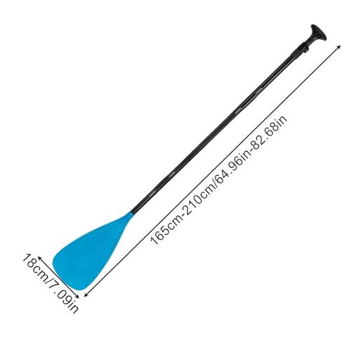 Uozonit Stand up Paddle - Ergonomic Telescoping Paddle,Removable Portable Reusable Canoe Accessories Rowing Tool for Beginner Fishing Boating Surfing Outdoor Sea Activities Daily