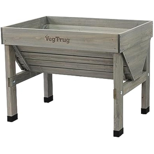 VegTrug Wash Raised Bed Planter, Grey, Small