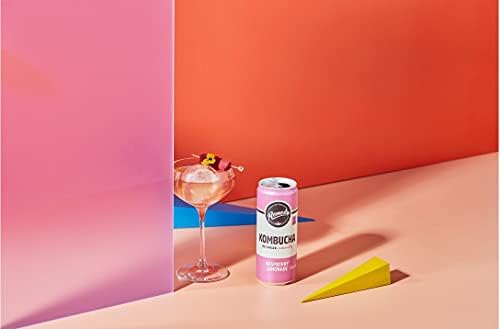 Remedy Kombucha Tea - Raspberry Lemonade & Cherry Plum - Sparkling Live Cultured, Naturally Sugar Free Soft Drink - Prime Probiotic for Gut Health - 24 x 250ml