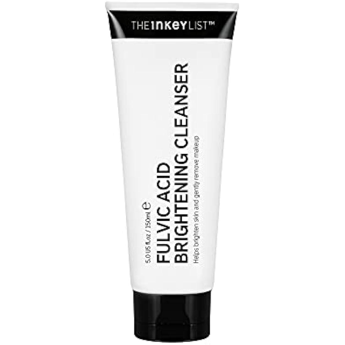 The Inkey List Fulvic Acid Brightening Cleanser 150ml | Removes Makeup | For a Healthy Looking Complexion | Fragrance Free | Suitable For All Skin Types (Pack of 1)