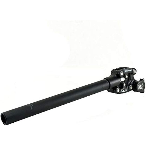 SR Suntour SP12 NCX Suspension Seat Post with Protective Cover 31.6X350mm,Black, VK1919