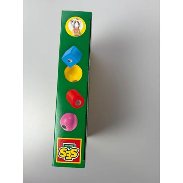 SES Creative 14808 Children's I Learn to Thread Beads, Blue