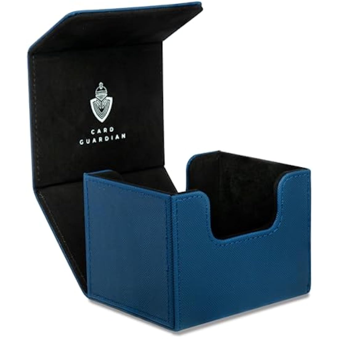 Card Guardian - Premium Deck Box for 100+ Cards for Trading Card Games TCG (Blue)