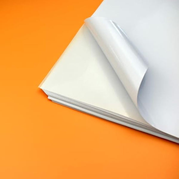Sheets A3 White Premium Glossy Self Adhesive/Sticky Back Label HQ Resolution Printing Paper Sheet (200)