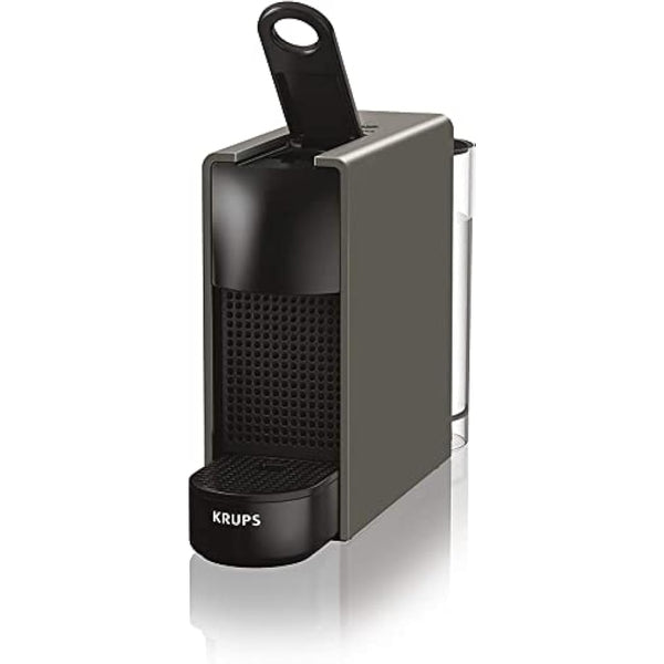 Nespresso Krups XN110BRD Essenza mini coffee capsule machine | 0.6 L | 19 bar | energy saving mode | grey | energy class A