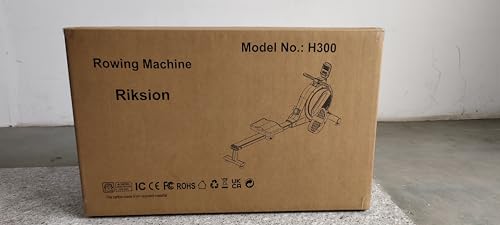 RIKSION Rowing Machine Magnetic Foldable, Fitness Exerciser Indoor Equipment for Home Gym Use, Cardio Training Machine,350LB Capacity with LCD Monitor