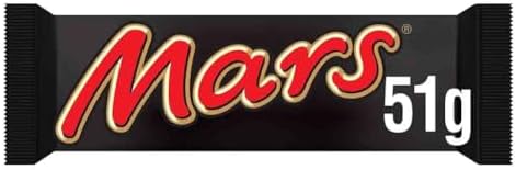 Mars Chocolate Bars, Caramel, Nougat & Milk Chocolate Bulk Box, 48 x 51g, Ideal for Gift, Snacks or Hamper