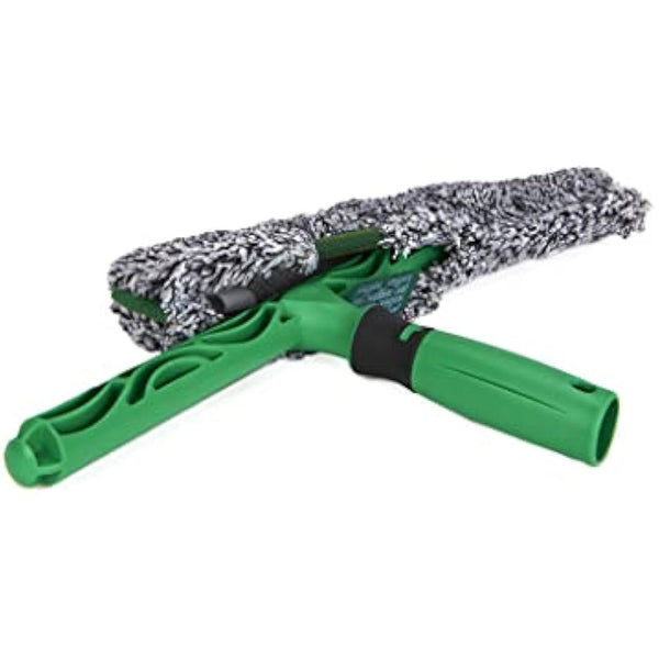 Unger ErgoTec Power Washer (Width 45 cm, Microfibre Cover 100% Polyester, 2-Component Handle, Cover with Velcro Fastener for Streak Windows) BC450, Black