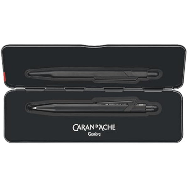 Caran d'Ache 844 Mechanical Pencil 0.7MM - Black Code in Slimpack Case