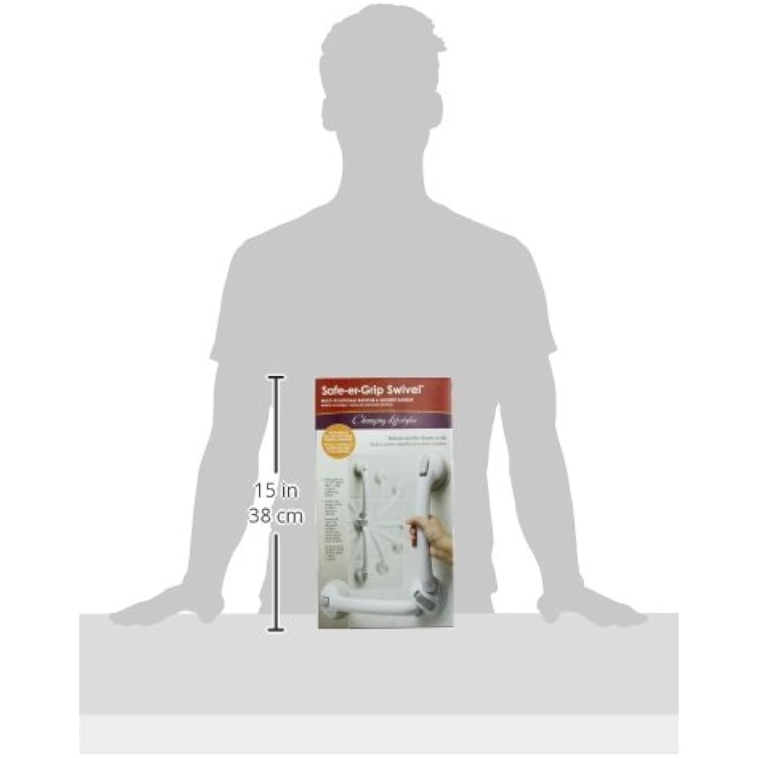 Mommy's Helper Safe-er Grip Swivel Bath/Shower Assist Handle