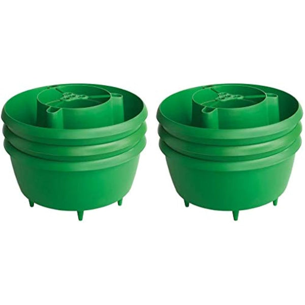 Plant Halos Pots Watering Crop Support Garden Plant Halo (9, GREEN)