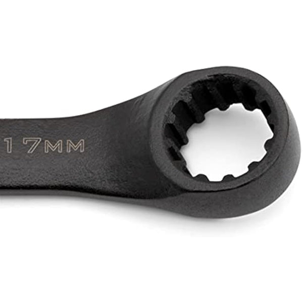 Crescent CX6RWM7 7 Piece x6 Combination Wrench Set with Ratcheting Open-End and Static Box-End, Metric, 8-17mm