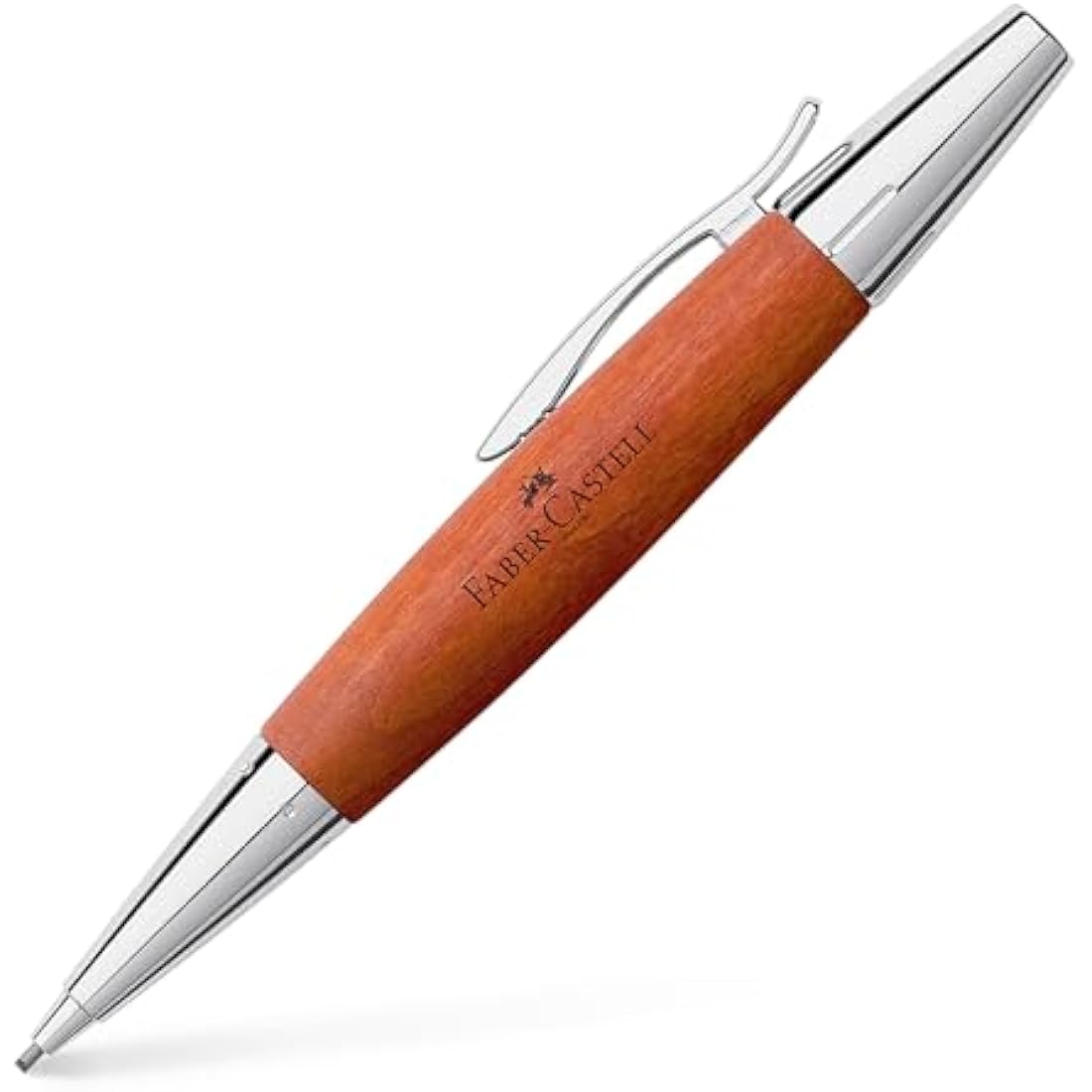 PROP.PENCIL WOOD/CHROME SHINY BROWN