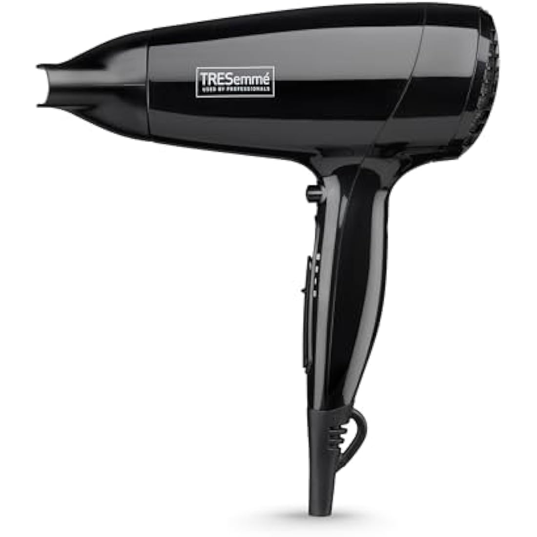 TRESemme Fast Dry 2000W Hair Dryer - Super Compact & Lightweight, Quick Drying, 3 Heat & 2 Speed Settings Plus Cool Shot, Black, 9142TU