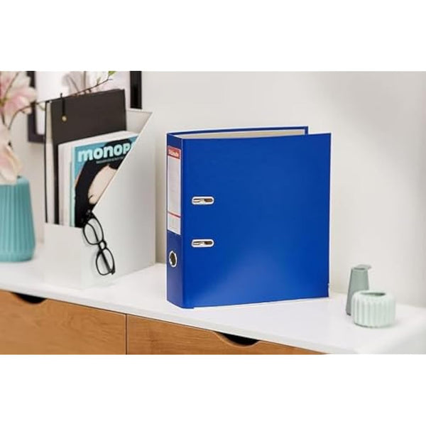 Esselte A4 Lever Arch Files, Blue, 3 File Folders, 624291, Dos 75mm