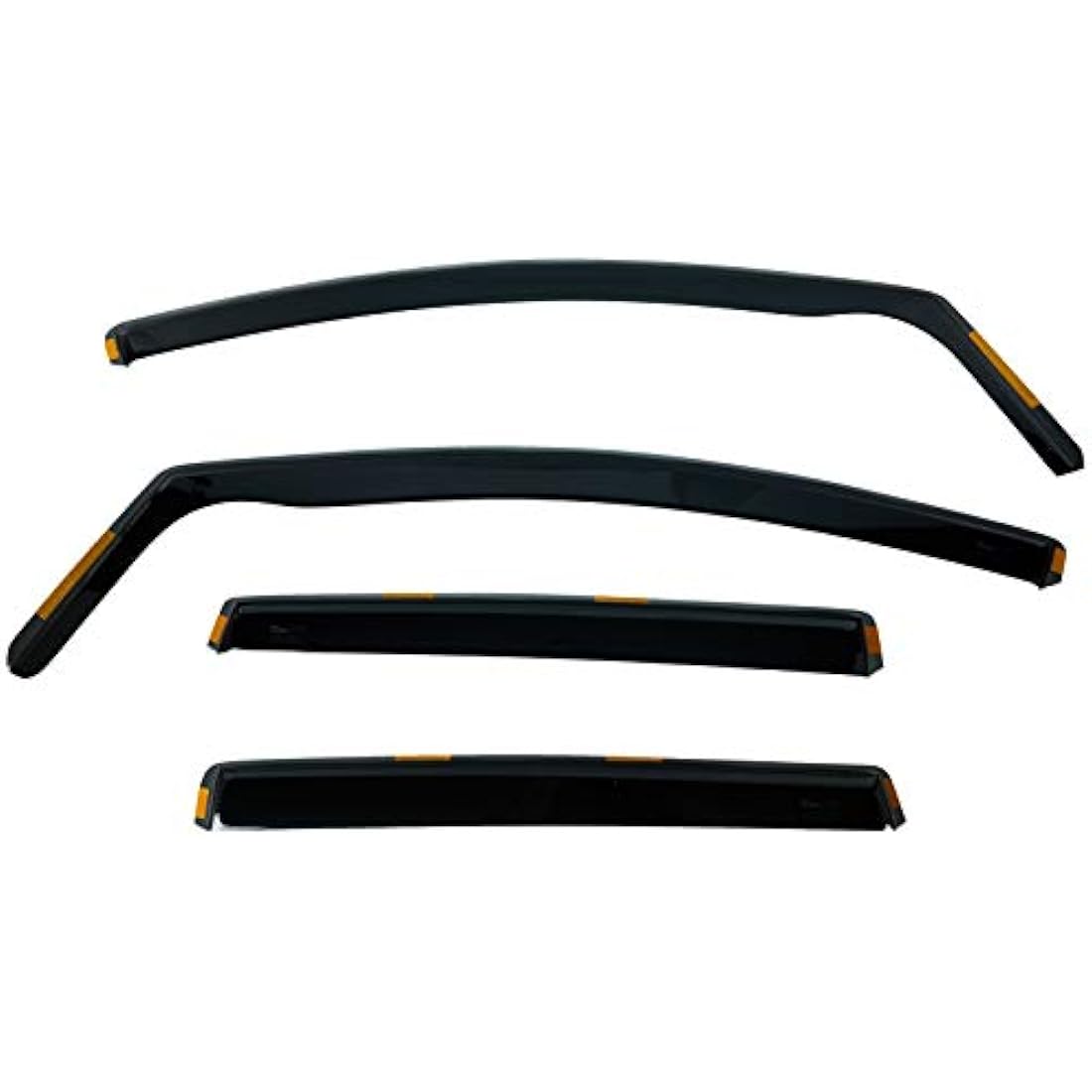 HEKO-15277 Front Rear Wind Deflectors Fits Ford Kuga 2008 on 5-Door SUV (4 Pieces)