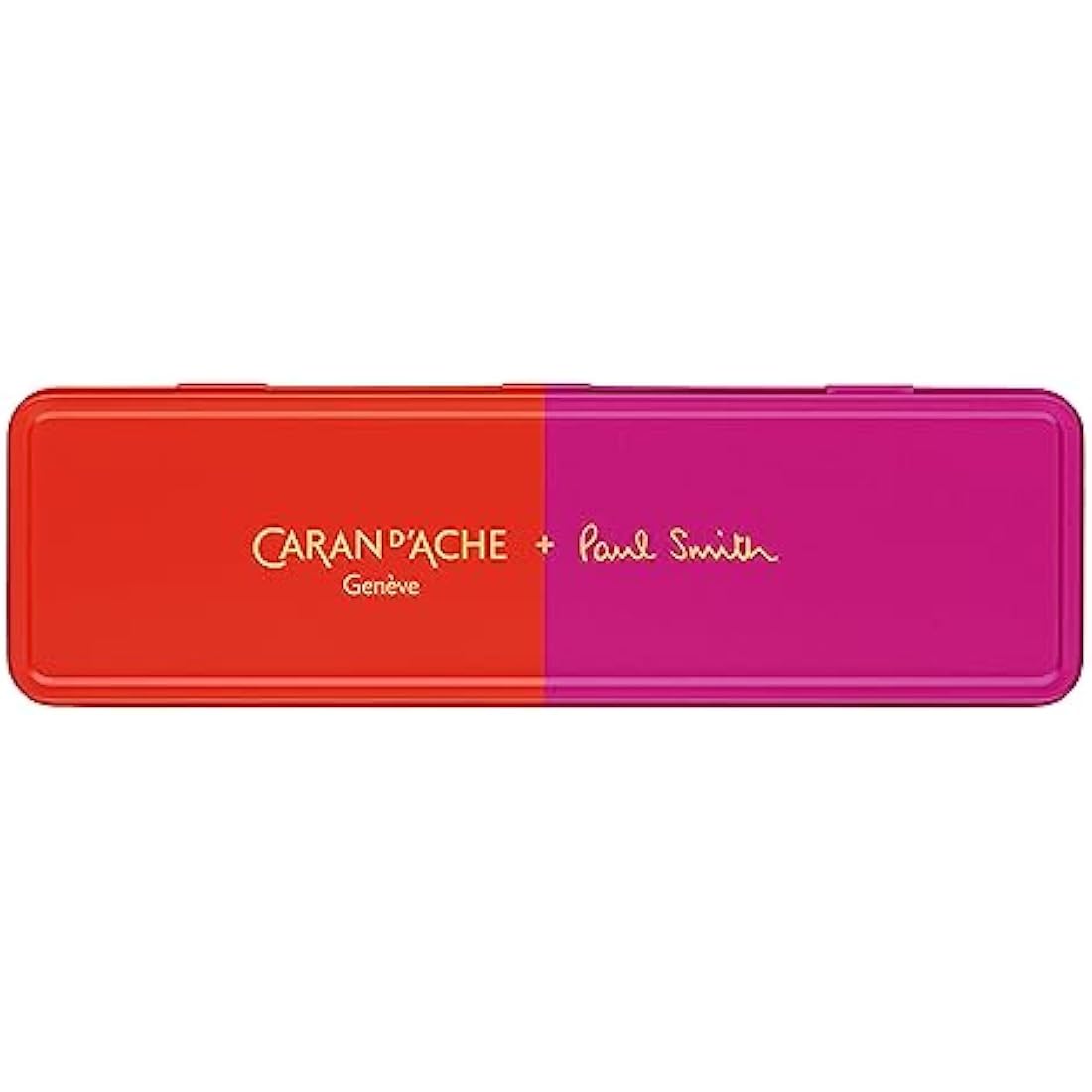 Caran D'Ache Ballpoint pen 849 Paul Smith Warmred/Melrosepink, black M refill, in slimpack