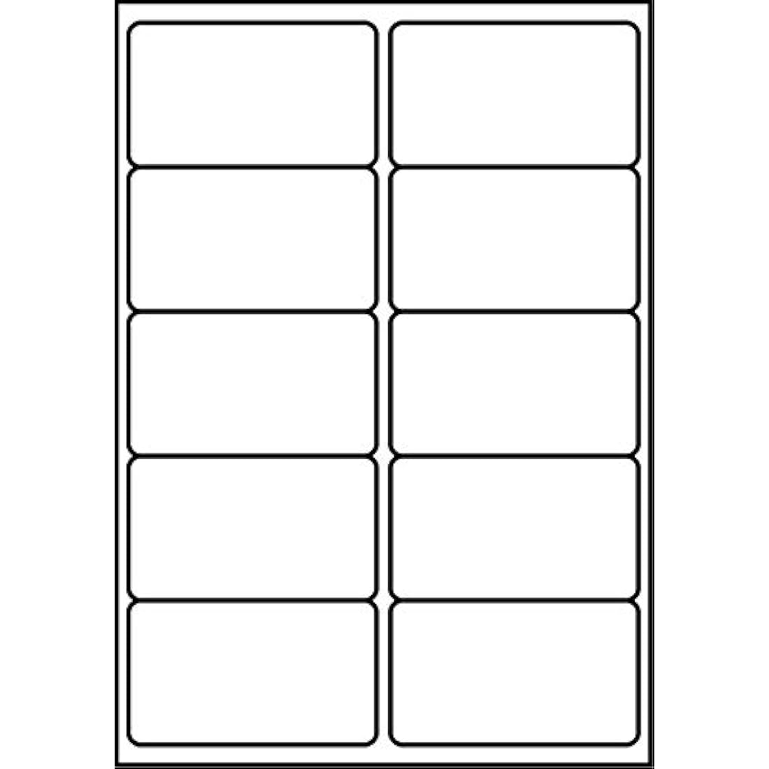 SmithPackaging A4 Self Adhesive Address Labels, 10 Label Per Sheet, 100 Sheets, 99.1 x 57mm 1000 Labels