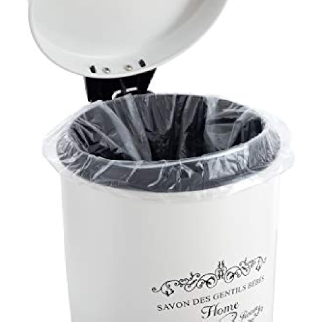 Sunmondo 3 x 40pcs 5L Bin Liners with Handle - Cosmetic, Size 34x36cm, 120pcs