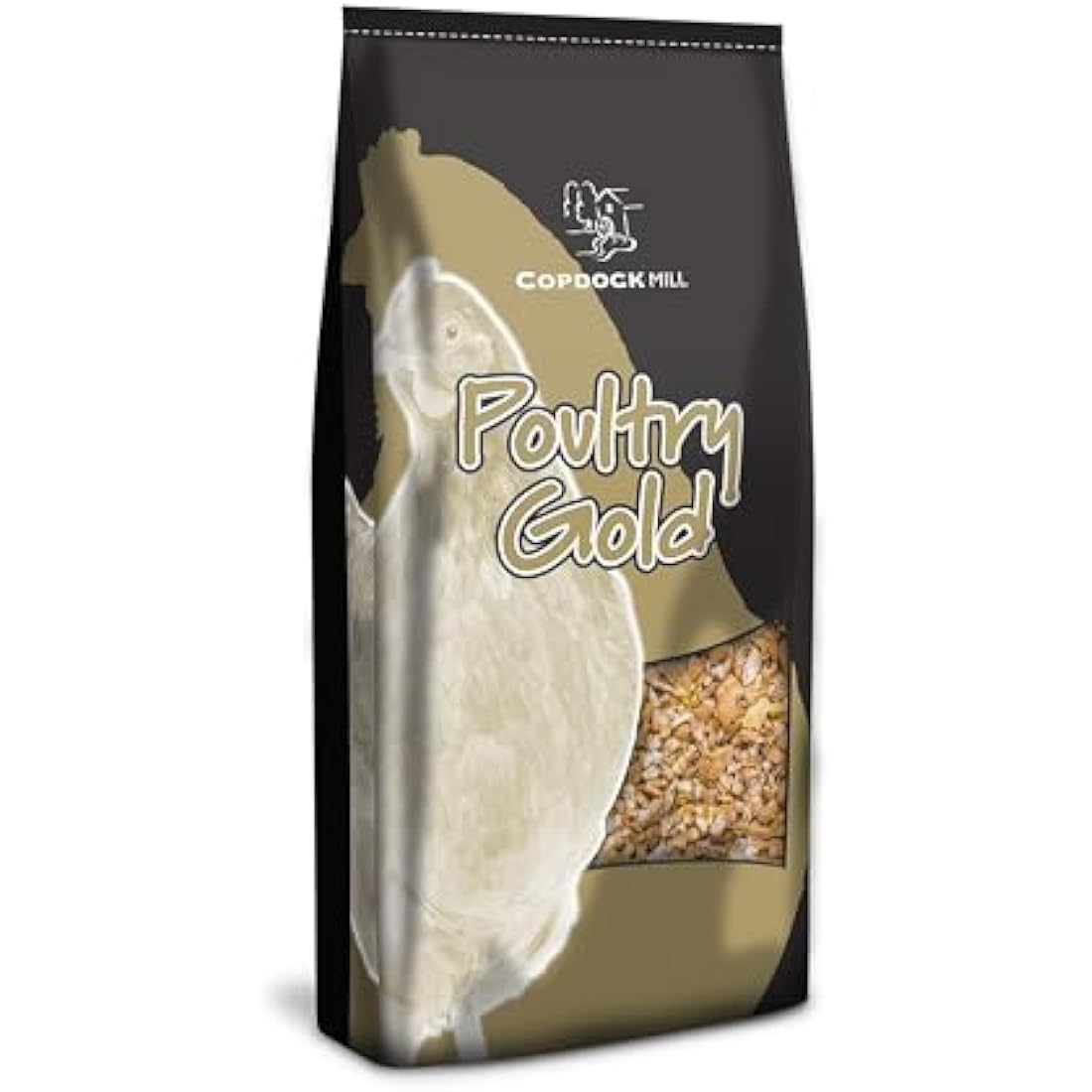 Copdock Mill Poultry Gold Chicken Feed 20kg - Highly Nutritious Chicken Food - Contains Layer Pellets, Oyster Shell and Hen Grit - High in Calcium