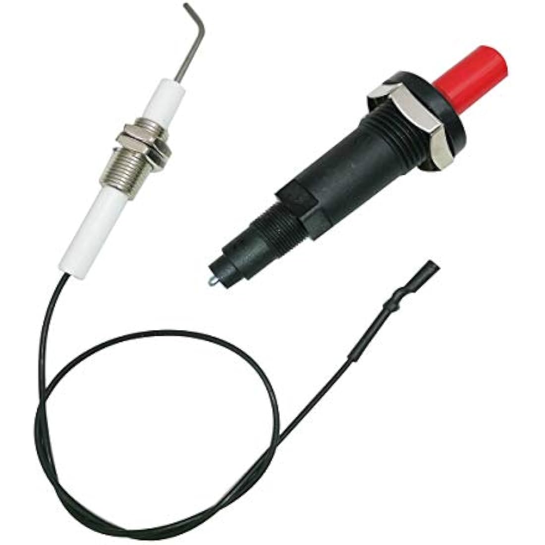 MENSI 11.8” Long Propane Push Button Piezo Igniter Kit Gas Grill/Range/Heater/Stove Spaker Generator Ignition Set 2Pcs/Lot