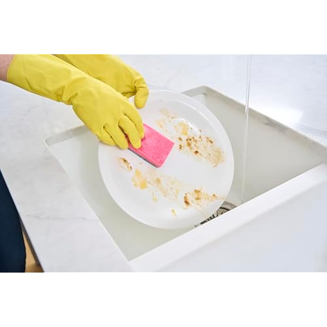 Spontex The Essentials Washing Up Sponge Scourers | Hard Wearing & Versatile | Assorted Colours | 12 x 10 Pack (120 Total)