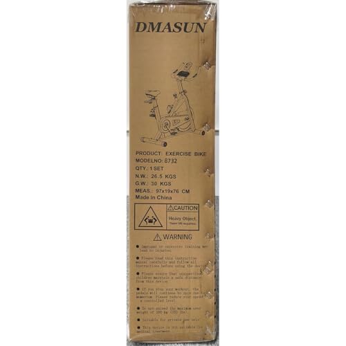 DMASUN Exercise Bike Professional with Large Tablet Holder & Comfortable Seat, Indoor Cycling Bike for Home Cardio, Fitness Stationary Bike with 350LBs Capacity (Additional Soft Seat Cushion Cover)