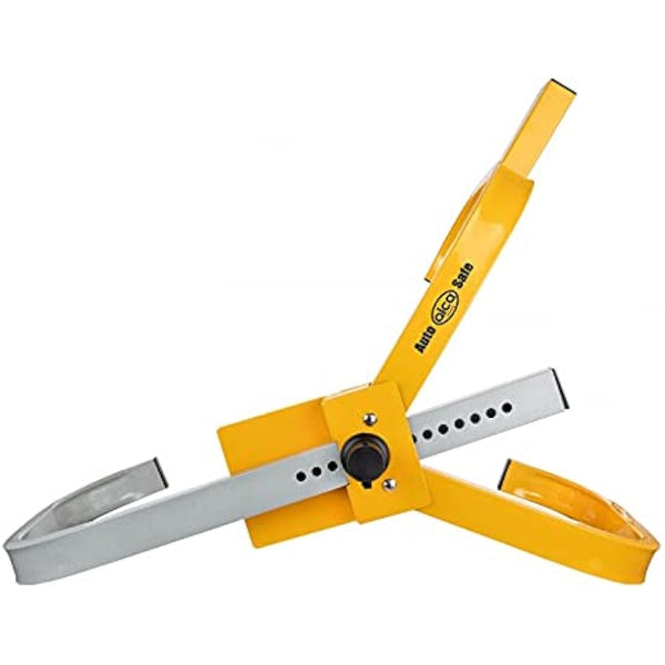 Car Van Wheel Clamp Extendable 16"-19" With Bolt Cover Disc Anti-theft Lock Device Tresor XL 306321+D