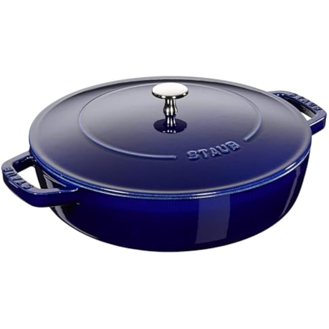 STAUB 40511-476-0 Cast Iron Chistera, Dark Blue, 28 cm