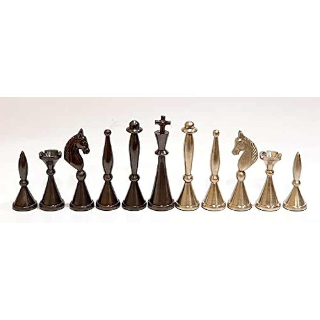 StonKraft Brass Chess Pieces Coins Pawns Chessmen - Copper Metal Chess Pieces