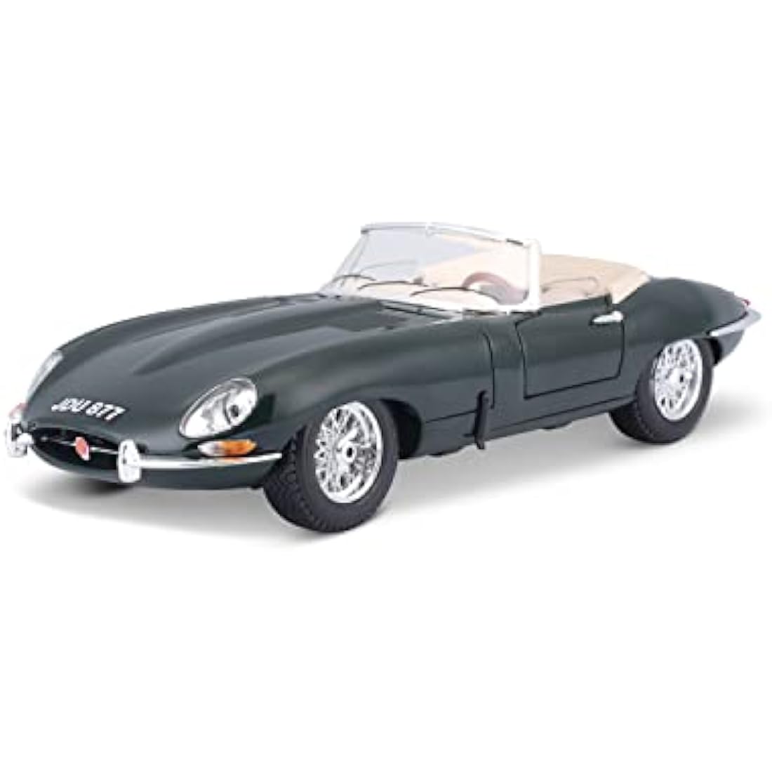 Bburago 1:18 Gold Jaguar "E" Cabriolet (1961)