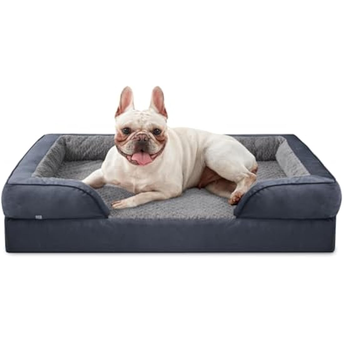 JOEJOY Medium Dog Bed, Orthopedic Memory Foam Dog Beds, Washable Pet Bed, Grey, Fits up to 30lbs, Good for Yorkshire, Chihuahua, Jack Russell Terrier, Bomei，Cat