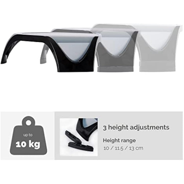 Fellowes Smart Suites Adjustable Monitor Stand, Black