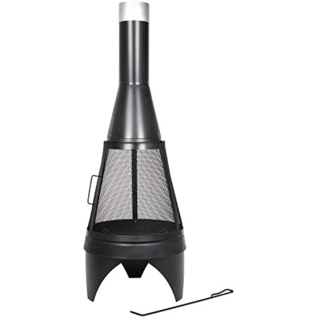 MESH COLORADO STEEL CHIMENEA 125cm