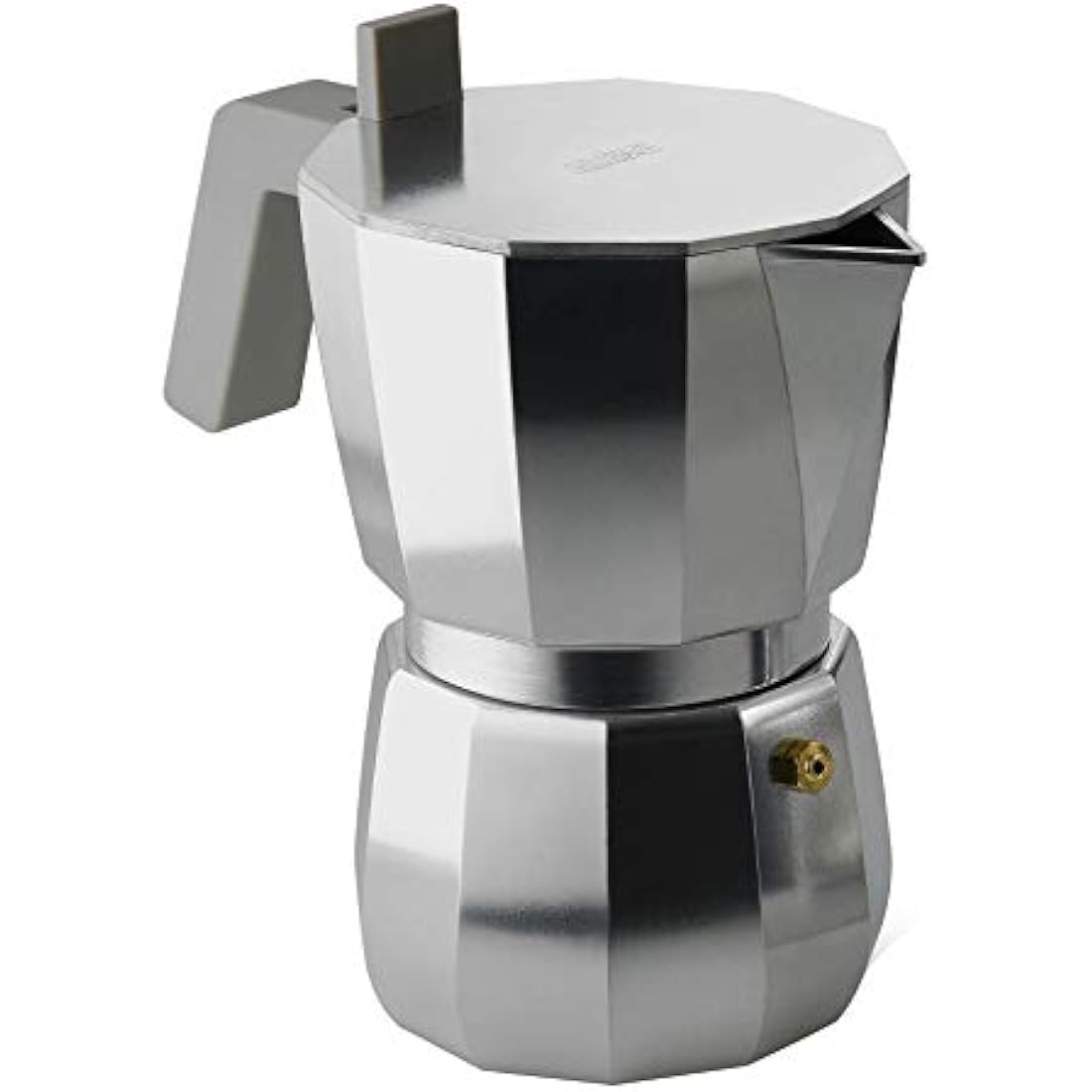 Alessi DC06/6 Espresso coffee maker, Aluminium 6 tazze, Silver