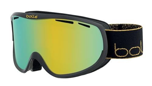 boll? - Sierra, Black Gold Shiny, Sunshine Cat 3, Small-Medium, Snow Goggles, Feminine, Adult