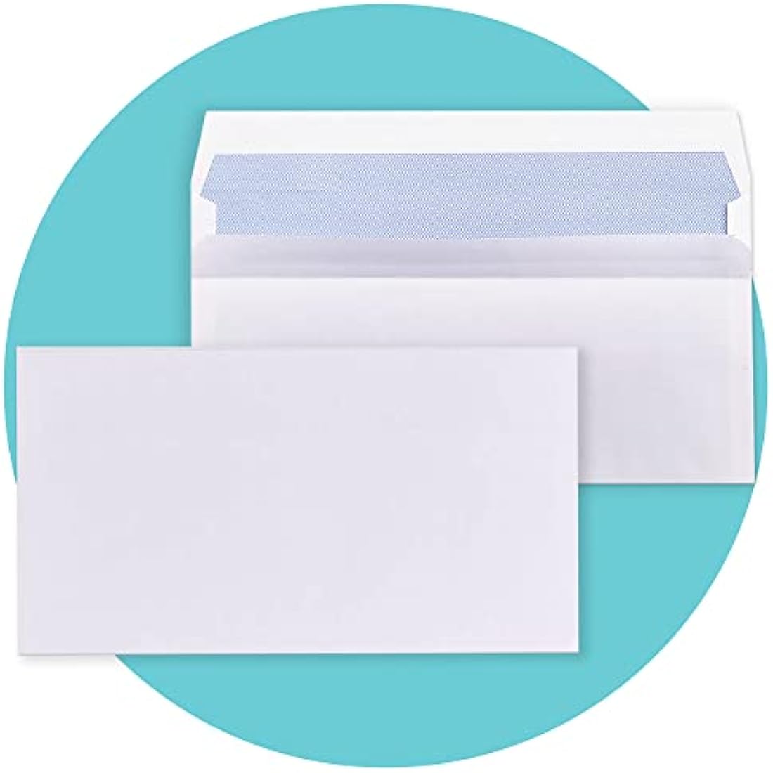 Triplast 500 x DL White Self Seal Security Envelopes (Size: 110x220mm) | Fully Opaque, Self Sealing & Printer Safe Mailing Paper Envelopes | Ideal for Everyday Home, Office & Commercial Use