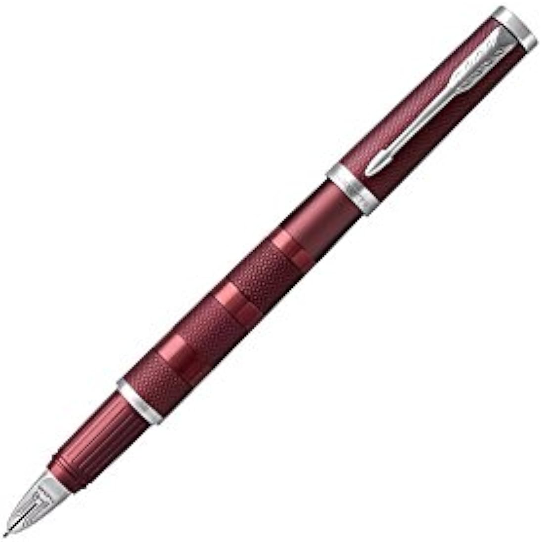 Parker Ingenuity 5th Technology Pen, Medium Point with Black Ink Refill 1972232 - Deluxe Deep Red