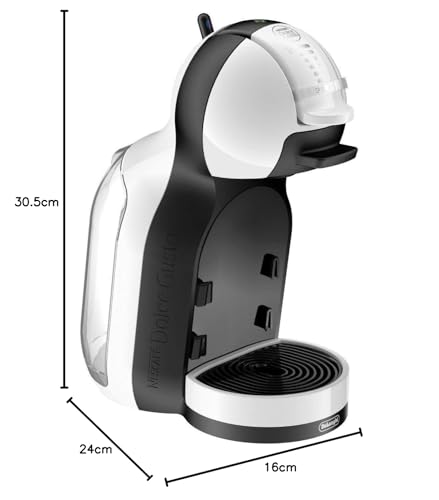 NESCAF  Dolce Gusto  Mini-Me  Automatic Coffee Machine White/Black by DeLonghi