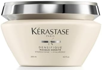 Kérastase Densifique Femme, Thickening & Volumising Hair Mask, For Fine & Limp Hair, With Hyaluronic Acid, Gluco Peptide & Ceramides, Masque Densité, 200ml